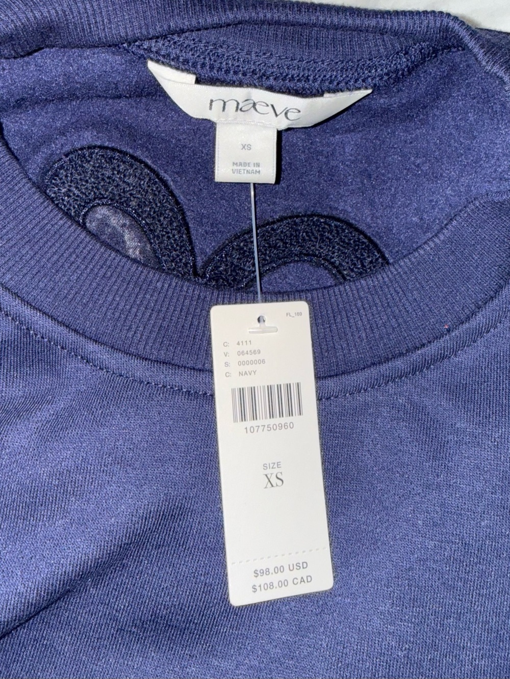 Maeve Anthropologie Private Jetty Pullover NWT - Picture 9 of 10